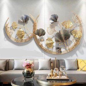 3D Gingko style leaf metal art home decorative metal art